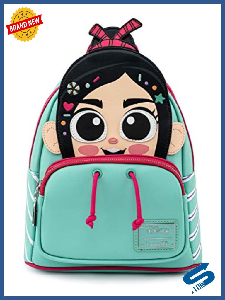 Faux Leather Disney Wreck-It Ralph Vanellope Cosplay Double Strap Shoulder Bag